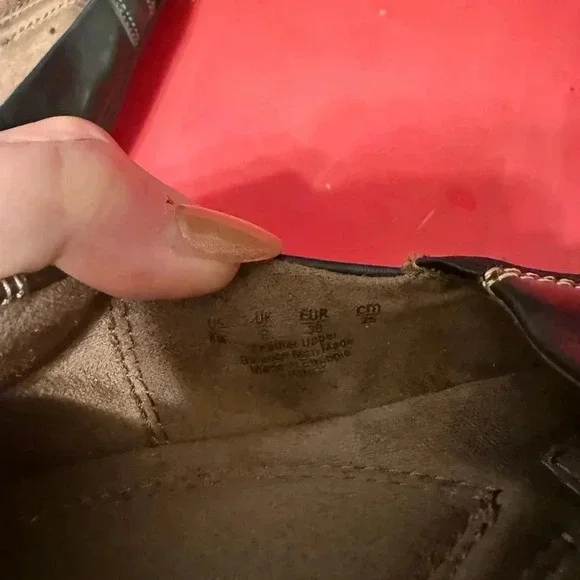 Natural soul men’s black leather diabeticgjer diabetic shoes size 8 - Picture 4 of 4